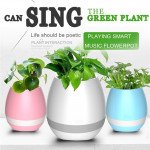 Wholesale Music Flowerpot LED Light Portable Bluetooth Power Speaker K3 (Pink)